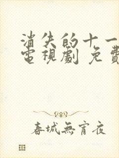 消失的十一层 电视剧 免费