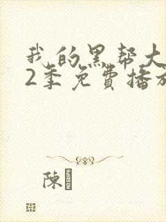 我的黑帮大佬第2季免费播放全集