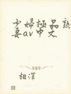 少妇极品熟妇人妻av中文