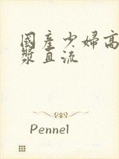 国产少妇高潮白浆直流