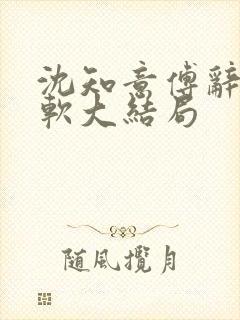 沈知意傅辞苏软软大结局