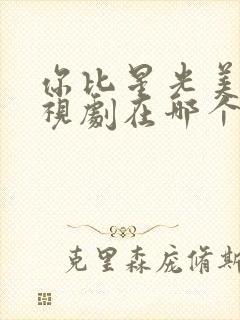 你比星光美丽电视剧在哪个台播出封面