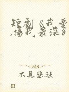 短剧《我爱的人,伤我最深》全集免费