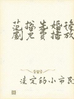 范总先婚后爱短剧免费播放