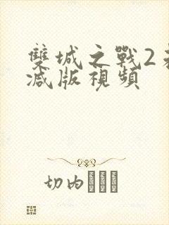 双城之战2未删减版视频