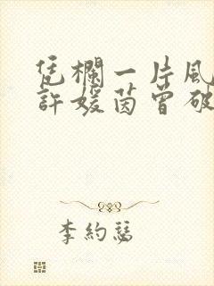 凭栏一片风云起许媛茵曾破山封面