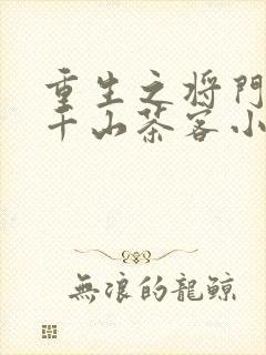 重生之将门毒后千山茶客小说完结版