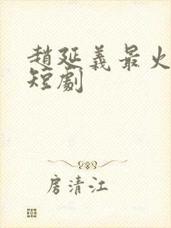 赵延义最火十部短剧