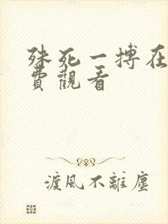 殊死一搏在线免费观看