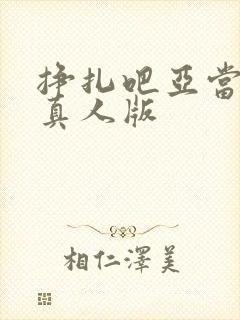 挣扎吧亚当军君真人版封面