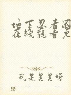 地下忍者国语版在线观看免费观看高清版