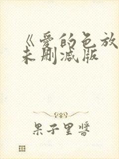 《爱的色放2》未删减版