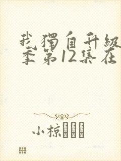 我独自升级第二季第12集在线观看免费