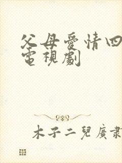 父母爱情四十集电视剧封面