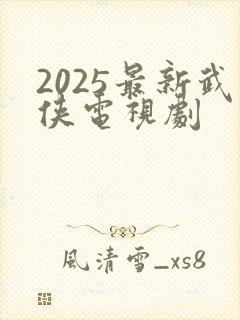 2025最新武侠电视剧
