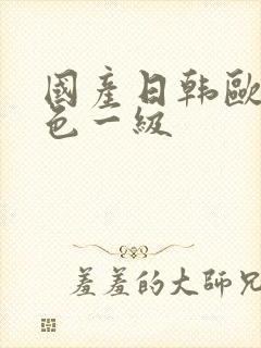 国产日韩欧美黄色一级