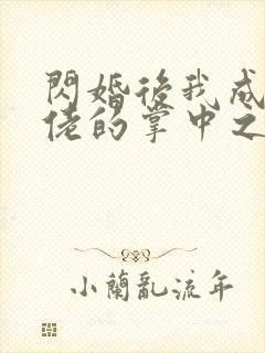 闪婚后我成了大佬的掌中之物 短剧封面