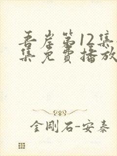 吾岸第12集全集免费播放封面