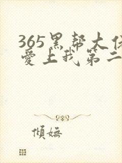 365黑帮大佬爱上我第二季封面
