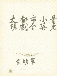 大都市小爱情电视剧全集免费观看