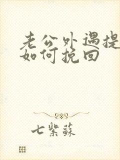 老公外遇提离婚如何挽回