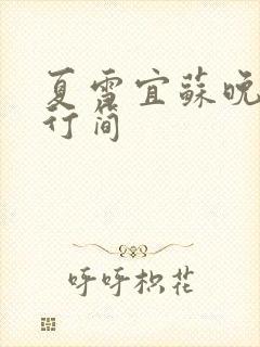 夏雪宜苏晚晚陆行简