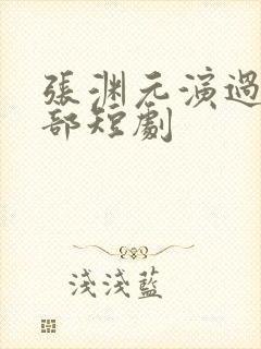 张渊元演过的全部短剧