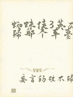 蜘蛛侠3英雄无归哪个平台可以看