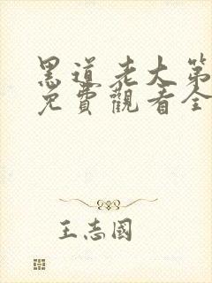 黑道老大第一部免费观看全集高清