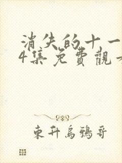 消失的十一层24集免费观看