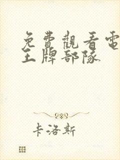 免费观看电视剧王牌部队