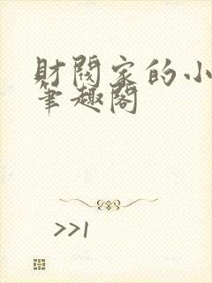 财阀家的小儿子笔趣阁