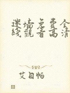 迷墙免费全集在线观看高清