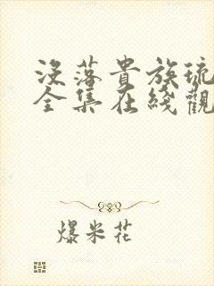 没落贵族琉璃川全集在线观看封面