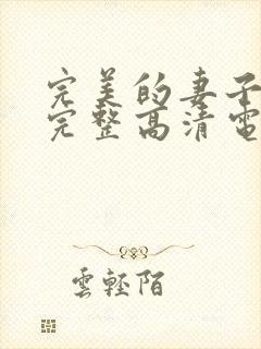 完美的妻子免费完整高清电视剧在线看