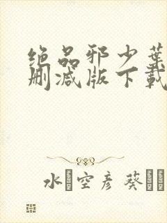 绝品邪少叶潇未删减版下载