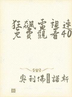 狂飙电视连续剧免费观看40集