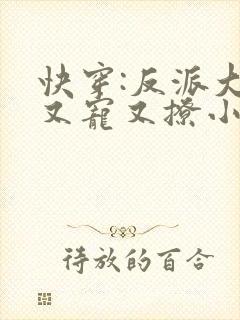 快穿:反派大佬又宠又撩小说