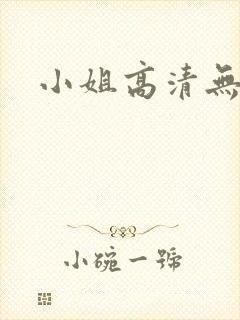 小姐高清无删减封面