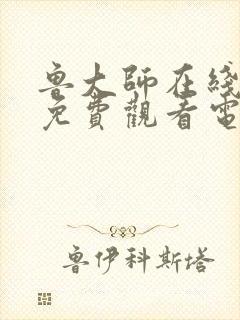 鲁大师在线播放免费观看电视剧全集