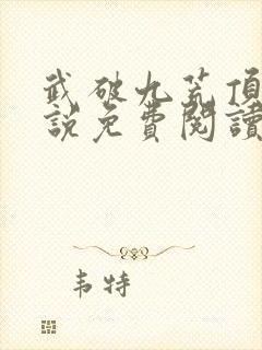 武破九荒顶点小说免费阅读