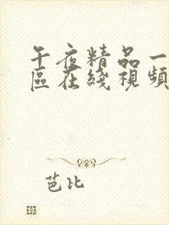 午夜精品一区二区在线视频