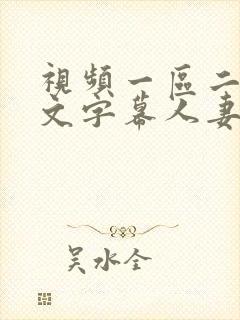 视频一区二区中文字幕人妻日韩