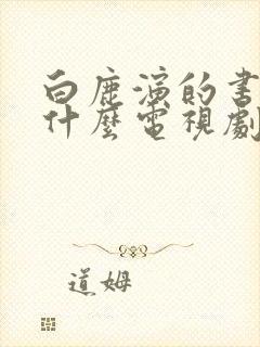 白鹿演的书意是什么电视剧