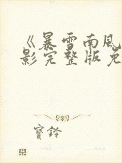 《暴雪南风》电影完整版免费观看