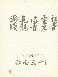 遇见你电视剧在线观看免费完整版