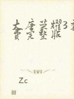 大唐荣耀3季免费完整版