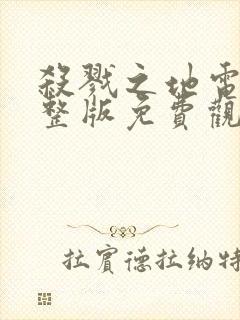 杀戮之地电影完整版免费观看