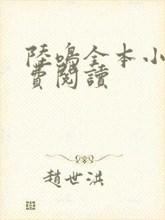 陆鸣全本小说免费阅读