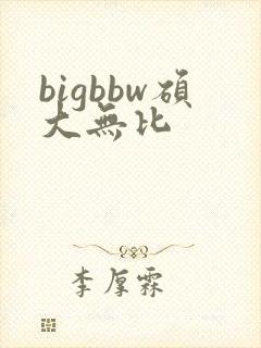 bigbbw硕大无比封面
